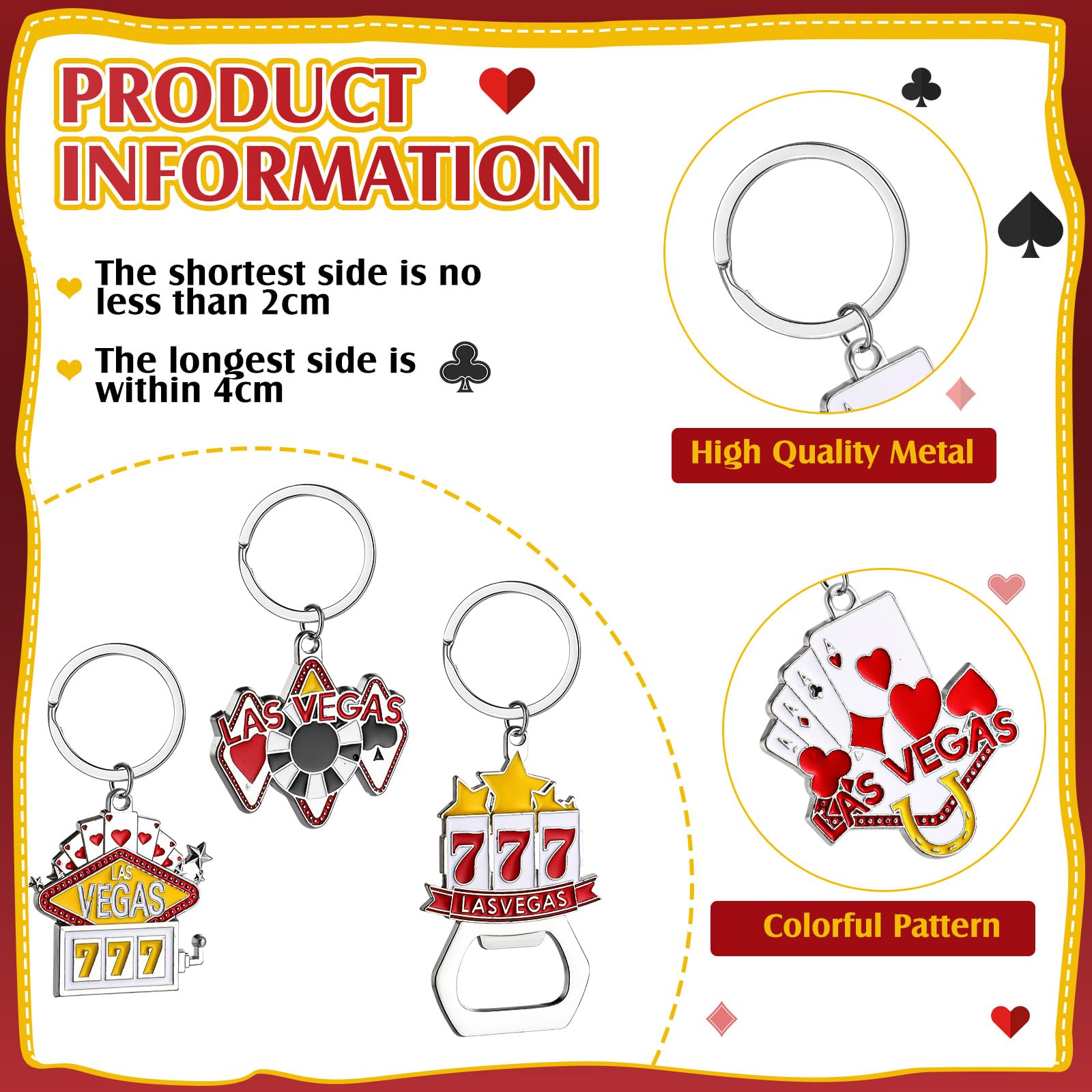 Amazon.com: Landical Las Vegas Keychain Gifts and Souvenirs for